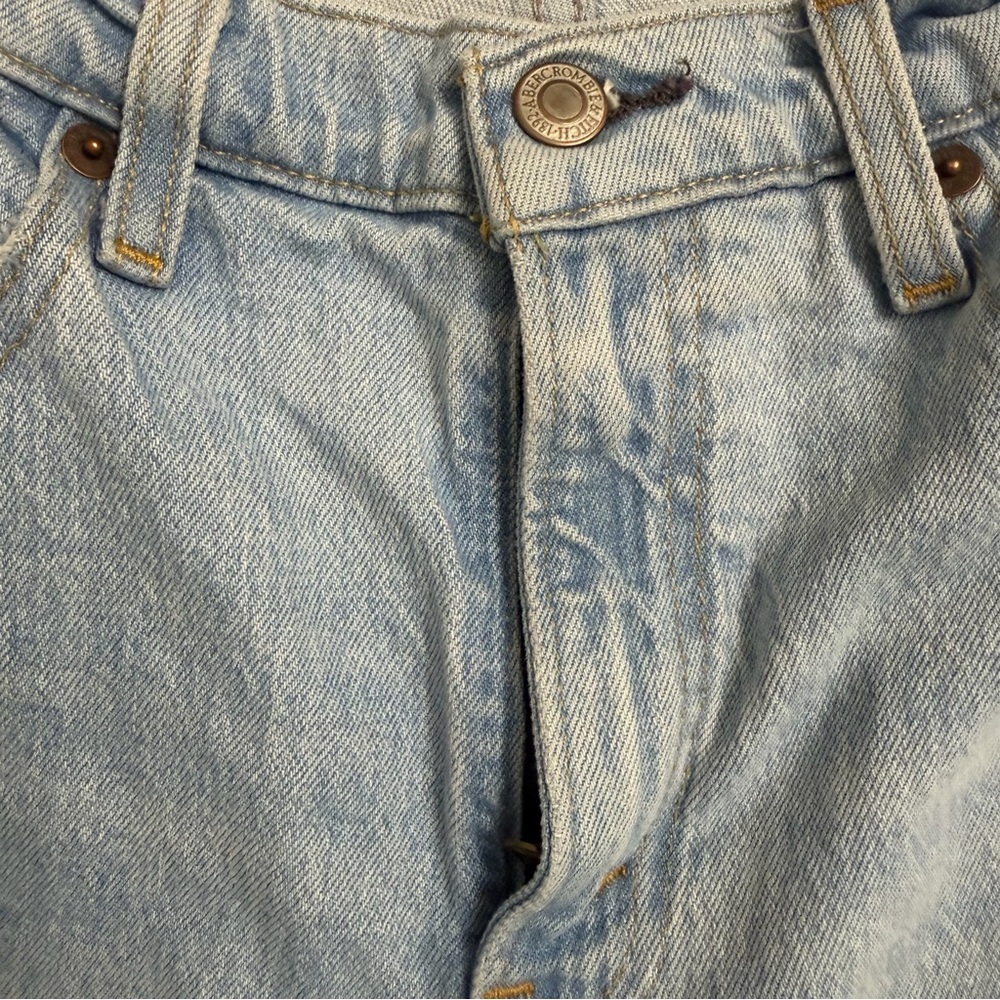 Abercrombie & Fitch W’s The 90s Straight Ultra High Rise Jeans Curve Love-27/4S - Picture 2 of 6